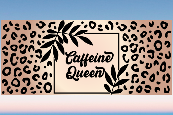 Caffeine Queen Leopard 16oz Libbey Wrap Graphics & Print Templates Review