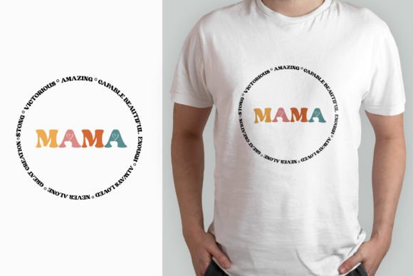 Mama Retro T-shirt Design Graphics and T-Shirt Designs Review