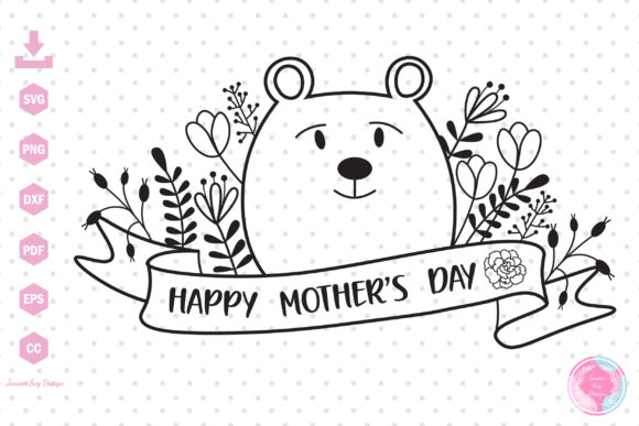 Mother s Day Mom Cute Bear Svg Design Review