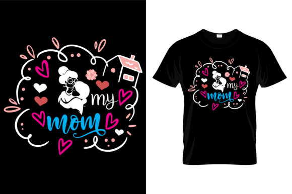 Mother s Day T-shirt Design SVG Bundle Graphics and Print Templates