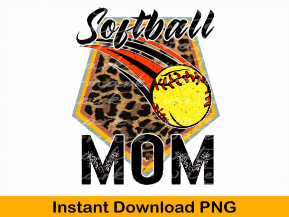 Softball Png, Retro Softball Mom Sublima Graphics and T-Shirt Designs